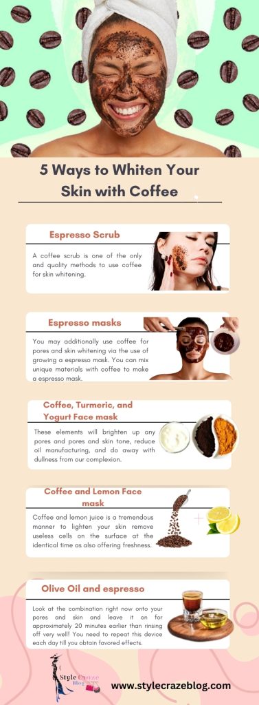 5 Ways to Whiten Your Skin with Coffee