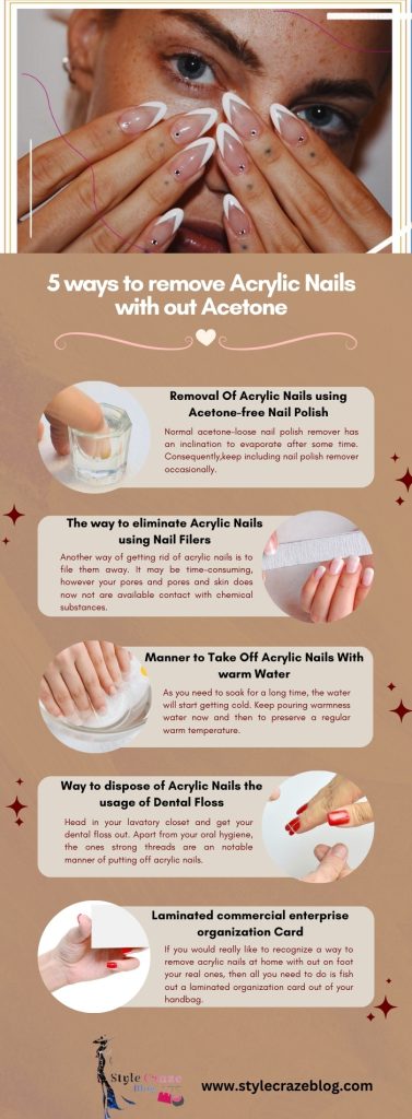 5 ways to remove Acrylic Nails with out Acetone