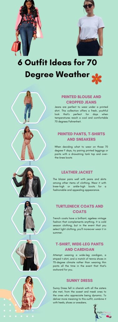 6 Outfit Ideas For 70 Degree Weather