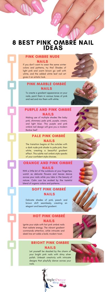 8 Best Pink Ombré Nail Ideas