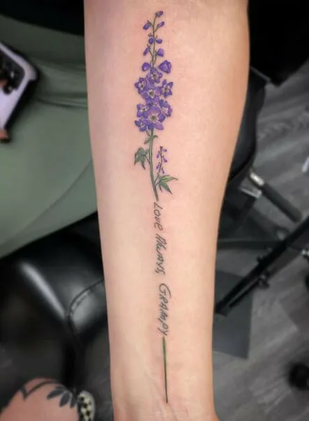 July Birth Flower Tattoo Quotes
