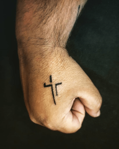 Simple Cross Tattoo Design