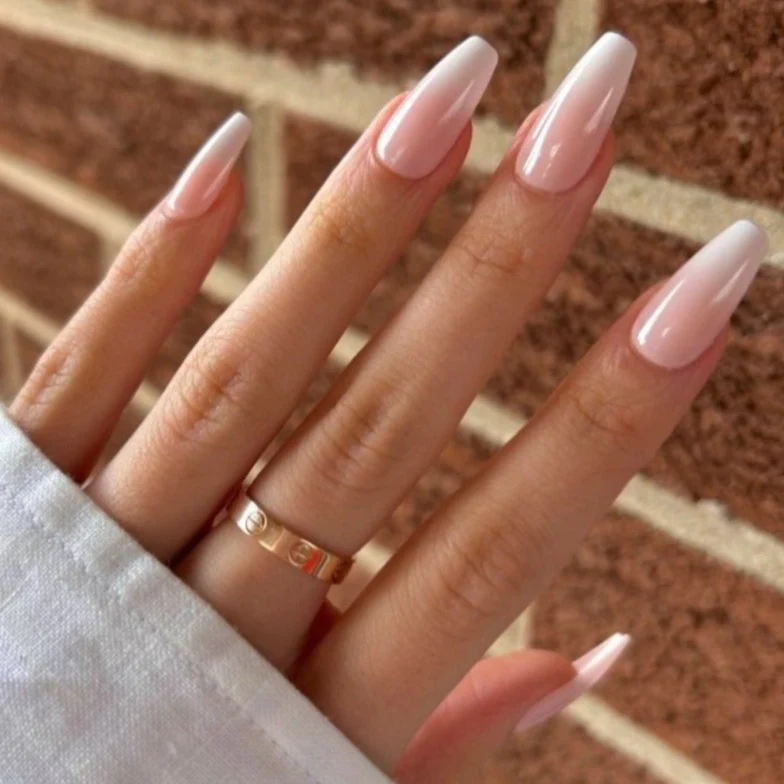 Soft Pink Ombré Nail