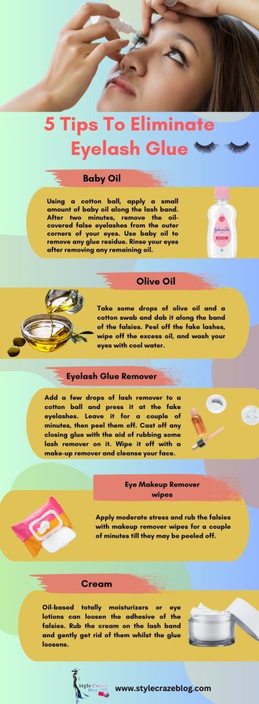 5 Tips To Eliminate Eyelash Glue