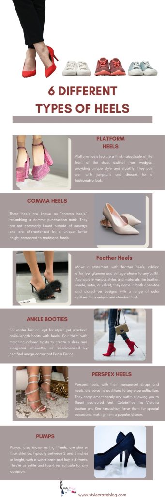 6 Different Types Of Heels 