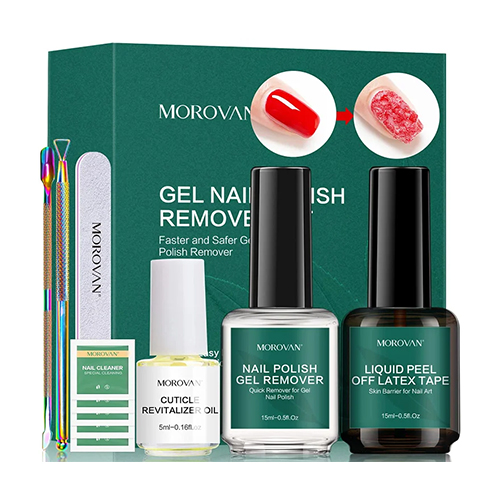 Morovan Nail Remover Gel Paint removal package deal