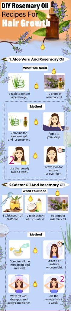 Homemade Hair Growth Recipes Using Rosemary Oil