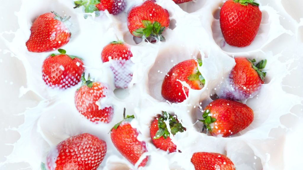 Strawberries & Milk Cream