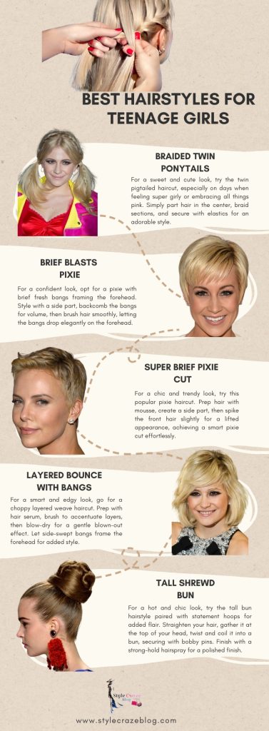 Best hairstyles for teenage girls