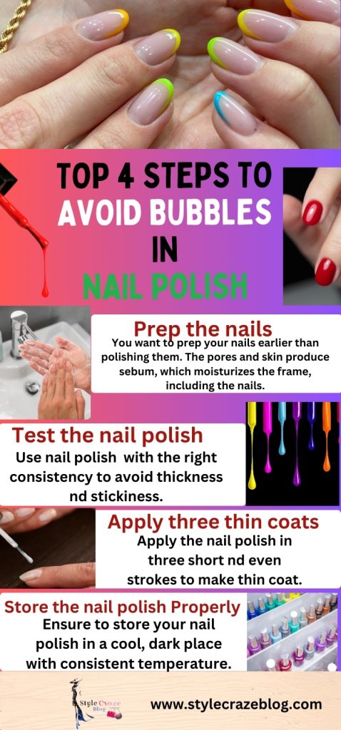 Top 4 Steps To Avoid Bubbles In Nail Polish