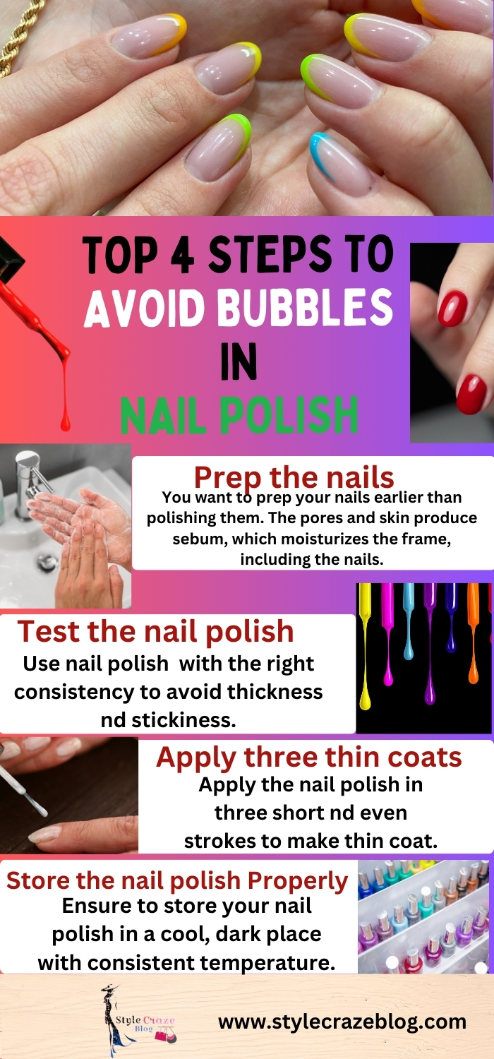 How To Avoid Bubbles In Nail Polish Stylecrazeblog