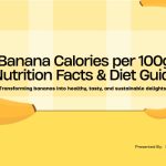Banana calories per 100g