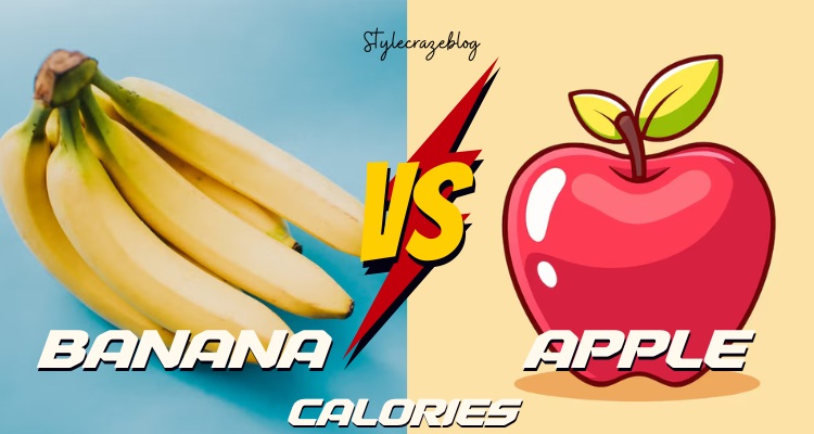 Banana vs apple calories